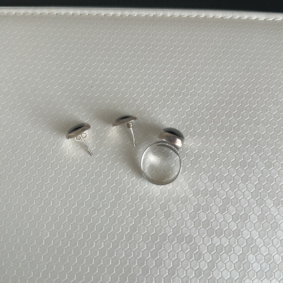 Silver and Onyx set - Picture 3 of 4